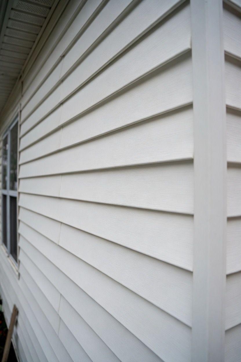 House siding before soft wash